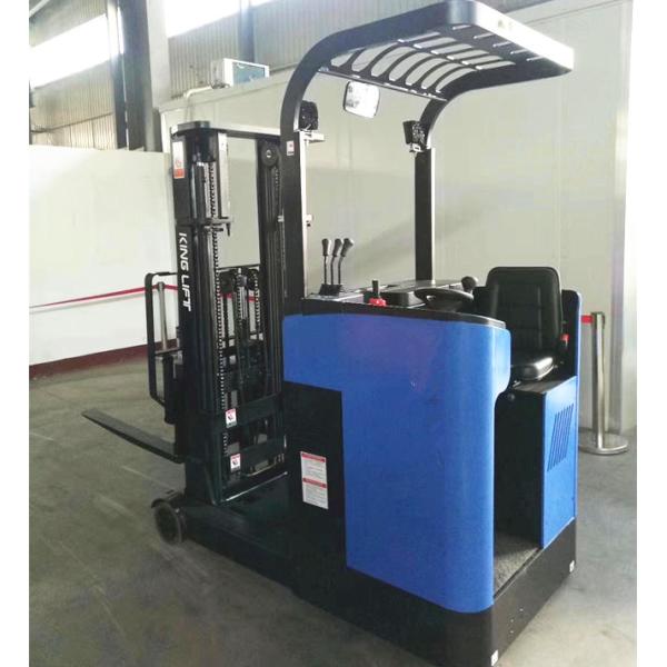 2T Electric Reach Truck , 2.5T Narrow Aisle Reach Truck With Leaning Back Function