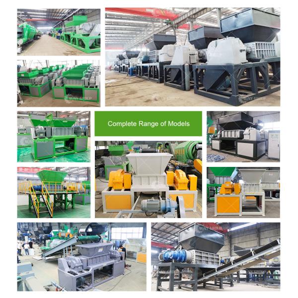 Crush Function Professional PLC Controlled Double Shaft Shredder for Industrial Waste