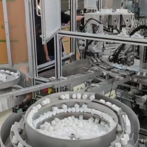 China Automatic Desiccant Cap Assembly Machine with 1500-8500pcs/hr Speed 220V/50Hz Power and 0.5-0.7MPa Air Pressure wholesale