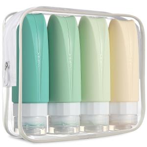 China Refillable Silicone Travel Container Set BPA Free Reusable 90ml wholesale