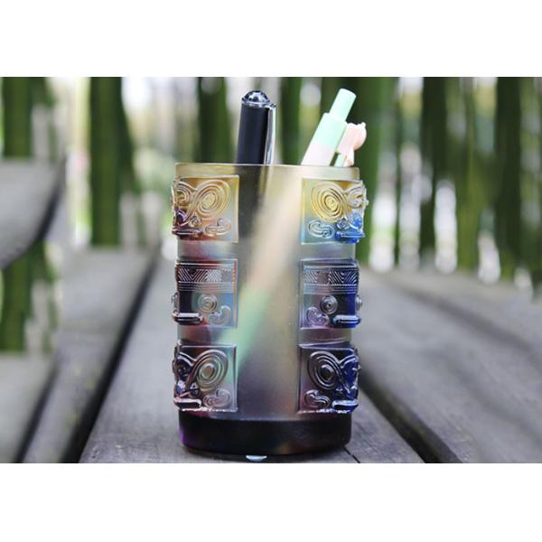 Rare Colored Glaze Pencil Vase / Brush Pot Custom Service Available