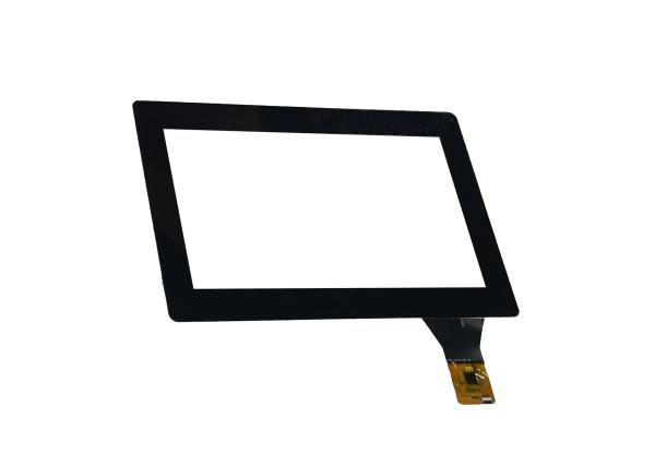 7'' Projected Capacitive Touch Panel PET Glass I2C Interface With Black Bezel