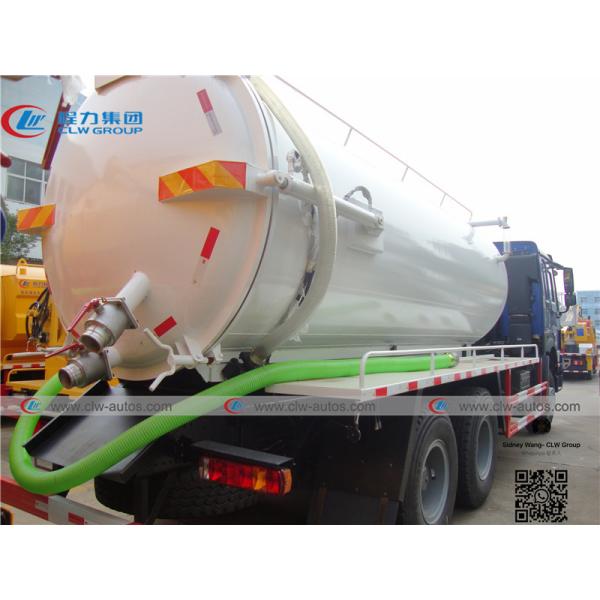 SINOTRUK HOWO 6x4 371HP 15000 Liters Vacuum Sewer Truck