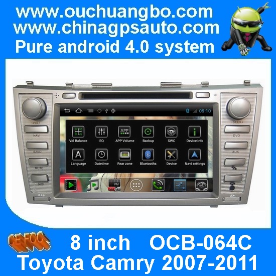 Ouchuangbo A8 Processor DVD Player Android 4.0 for Toyota Camry 2007-2011 DSP sound-effects GPS S150 System OCB-064C