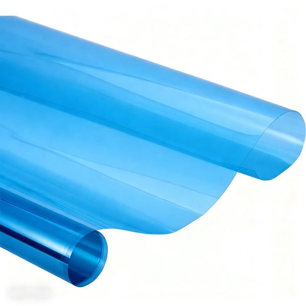Quality Blue Car Window Tint Rolls OEM / ODM Window Tint Film Roll for sale