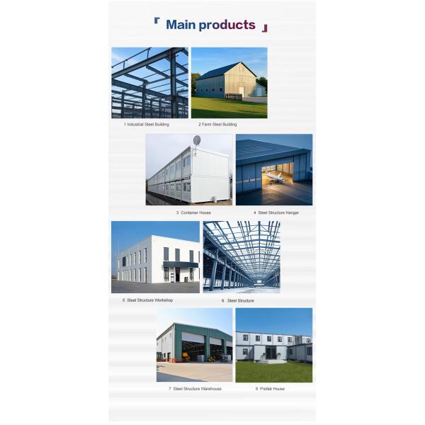 Versatile Modern Design Steel Structure Workshop Prefab Industrial Commercial Fabrication Hall 0