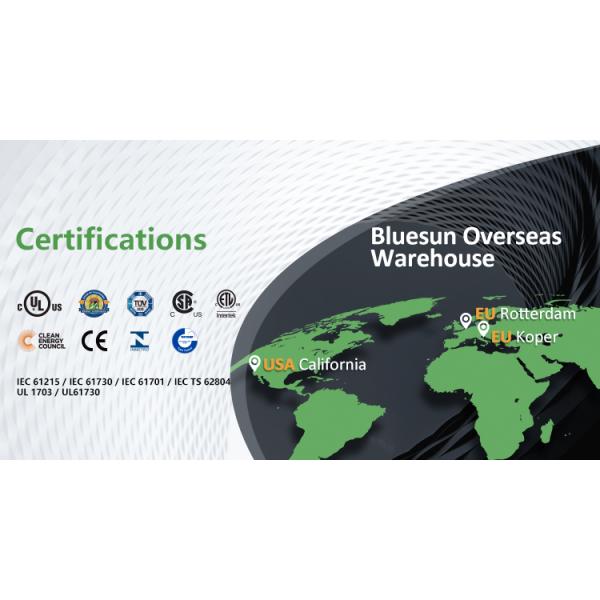 Bluesun New High Efficiency 700W 720W Solar Power Panels Home Use Perc Mono Solar Panel 720W Bifacial Solar Panel for House