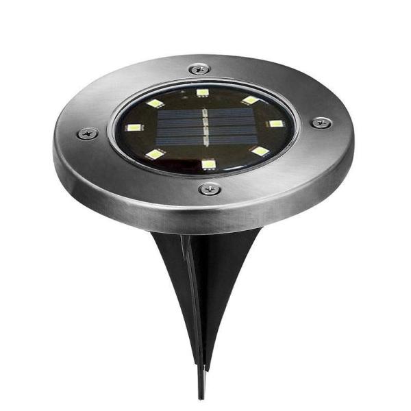5W Solar Powered LED Garden Lights IP44 Rechargeable 8 LED