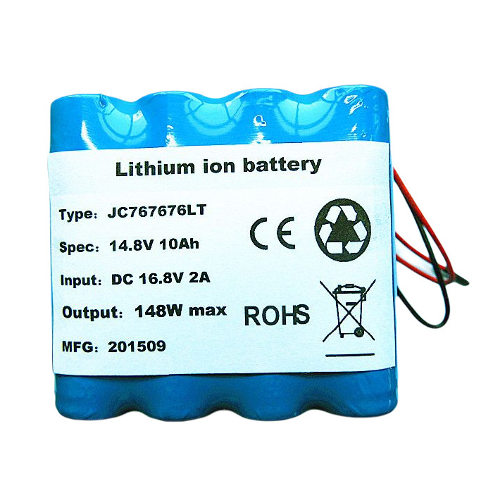China Rechargeable 14.8V 10Ah Lithium Polymer Battery Pack With SMBUS wholesale
