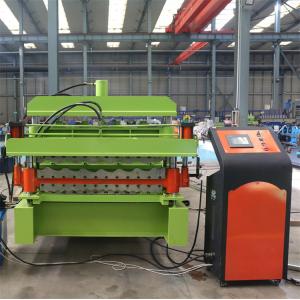 China Color Steel Galvanized Roof Double Layer Roll Forming Machine For Metal Building Material wholesale