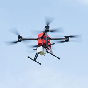 China 40KM 1.4Hours Long Range Surveillance Drones 8 Rotor Drone Payload 7KG Camera Custom HXN1-R on sale