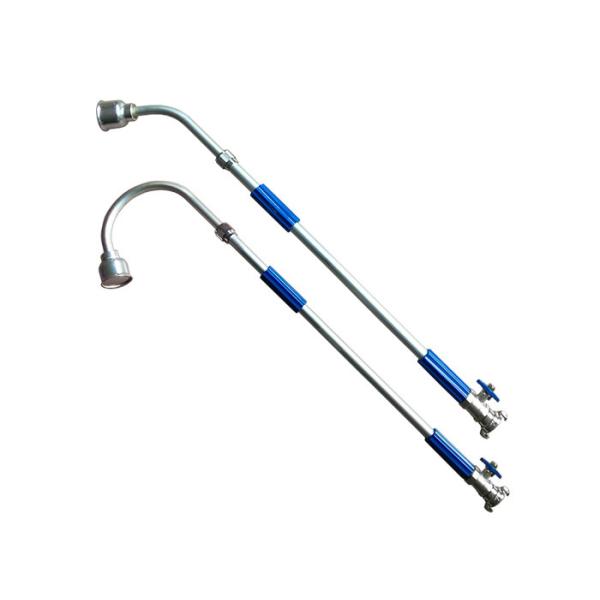 China Blue Handle Metal Soft Rain Spray Lance , Telescopic Watering Wand wholesale