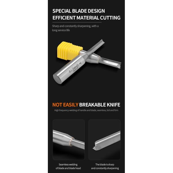 Wholesale 12mm 2flutes Cnc Carbide Endmill Cnc Milling Cutter Bit Z2 Z3 Straight Router Bits for Wood Working Cutting Tools