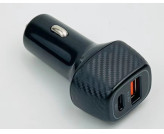 Fast Charging USB Car Charger Aluminum Alloy PD 18W Type C Car Fast Charger
