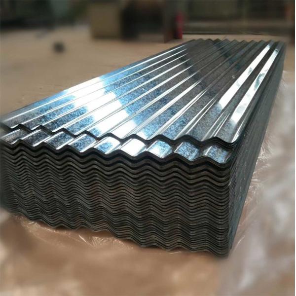 Hot dipped GI corrugated wave shape galvanized steel roofing sheets supplier