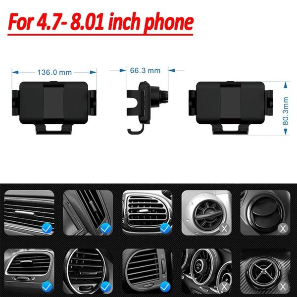 20W Fast Charging Car Qi Wireless Charger For Samsung Galaxy Z Folding 3 2 IPhone 13