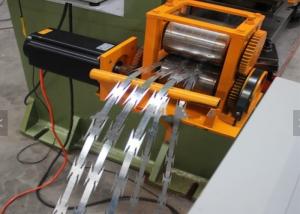 China High Efficiency Fencing Wire Making Machine , Galvanized Steel Razor Barbed Wire Machine on sale China High Efficiency Fencing Wire Making Machine , Galvanized Steel Razor Barbed Wire Machine on sale