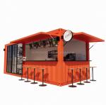 20ft Container Store Kiosk Customized Color Container Houses for Mobile
