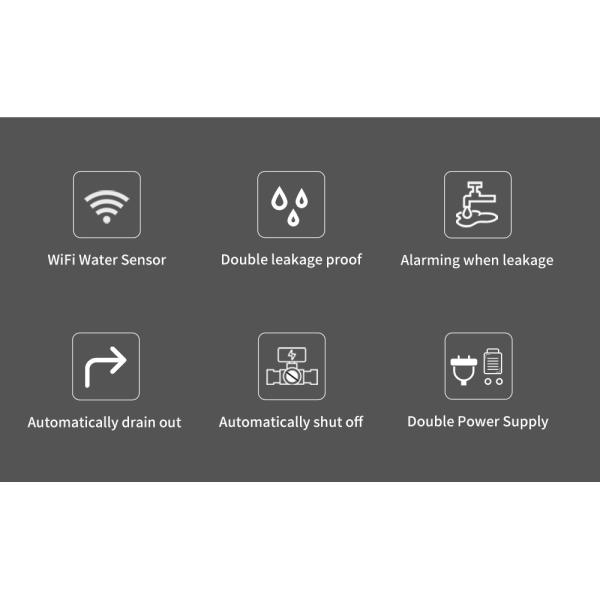 ROHS 240v Smart Home Water Sensor , Wireless Pipe Line Leak Detection System For Whole House