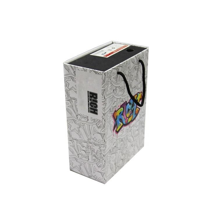 China Customized Logo Shoe Drawer Boxes With String FSC certificated wholesale