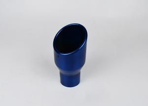 China Blue Burned 1.2mm 2.5 Inlet 4 Outlet Exhaust Muffler Tip on sale
