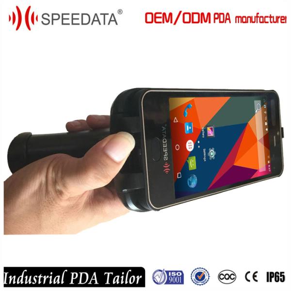 Quality IP65 Rugged Mobile Phone PDA , 2D Barcode Handheld Scanner with Pistol Grips for sale