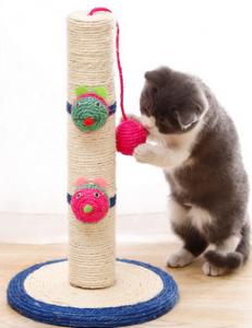 China Small Sisal Cat Indoor Climbing Frame Scratcher Column Frame Claw Point wholesale
