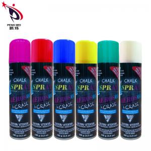 China Colorful Surface Aerosol Chalk Spray Paint Marking Drawing Decoration wholesale