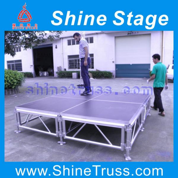 Adjustable Aluminum Plywood Exhibition Stage for Performance
