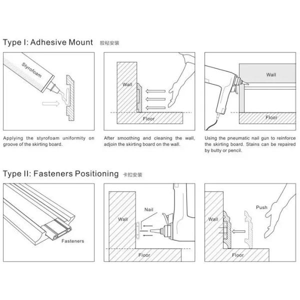 Decorative Interior Wall Paneling PS Foam Plastic PS Wall Panel