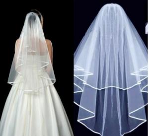 China Milk white bridal veil spot manufacturer sells a new style of hair, bridal veil, wedding dress, 3pcs sales wholesale