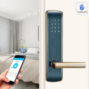 China FCC Apartment Smart Door Lock Zinc Alloy Smart Digital Door Locks wholesale