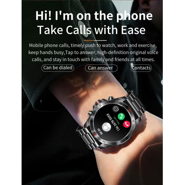 Alloy Case NX1 Pro Smartwatch 1.43 Inch Business Fitness BT Dial Call Smart Watch Amoled Screen