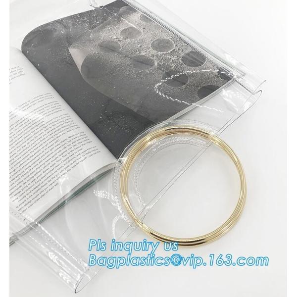 pvc shoulder bag girls one shoulder bag for college, transparent handbag tote shoulder PVC sling clear vinyl beach bag