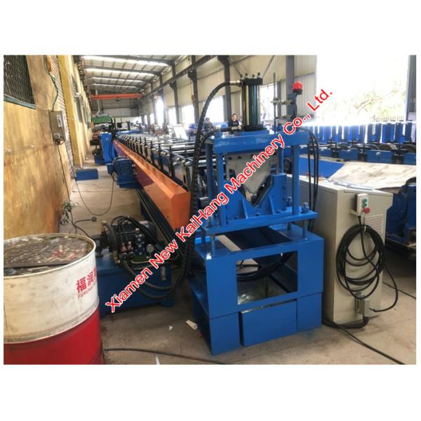 Full Automatic Roll Forming Machine , Galvanized Sheet Ridge Cap Machine Total Power 11kw, Flashing Ridge Cap