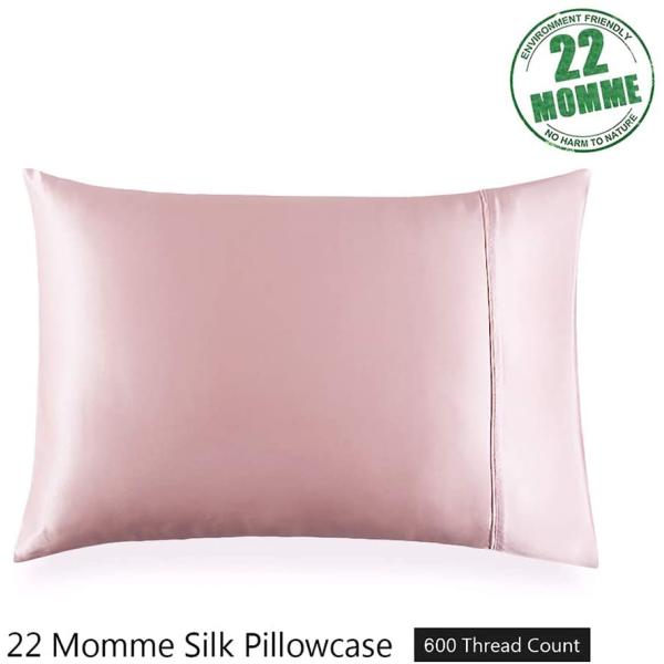 Pure Mulberry Silk Beauty Pillowcase For Hair , 25mm Throw Pillow Covers