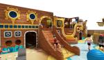 Pirate Ship Indoor Playground with Soft Padded Structure