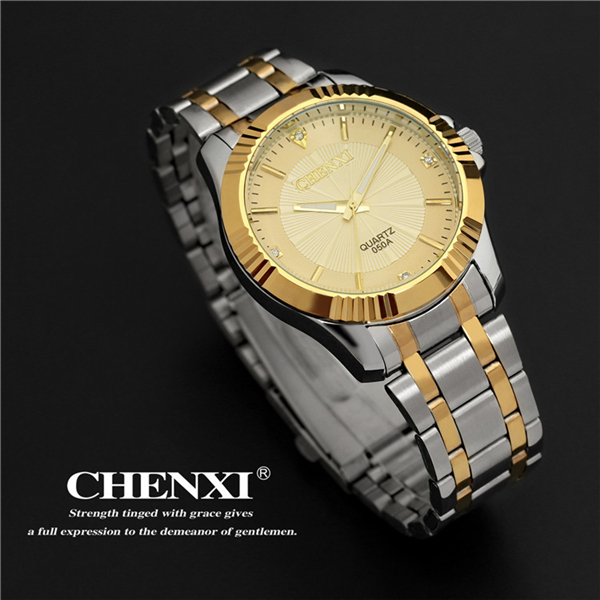 Very Cheap Wristwatches Man Male Watches Stainless Steel Quartz Men Watch Rose Gold Luxury