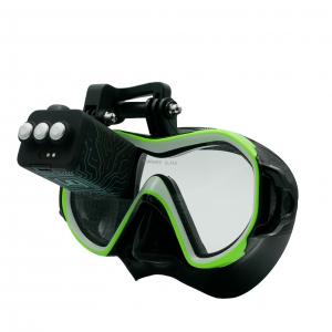China HD Tempered Glass Dive Mask Scuba HUD Computer With Screen Display on sale