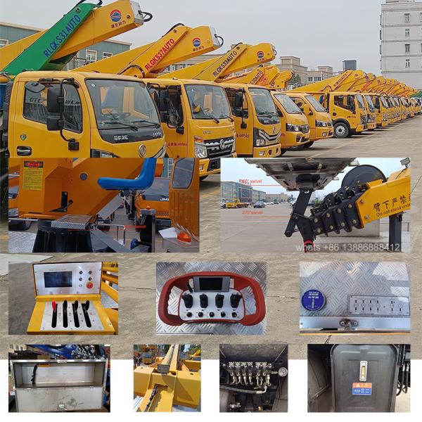 Multi-Purpose Aerial Platform , 360° Rotation for Bridge Inspection, Tree Pruning & Advertising