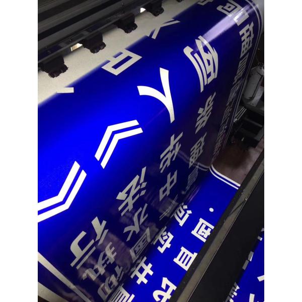 High quality printable glass beads Reflective Vinyl Sticker with Honeycomb for trafic