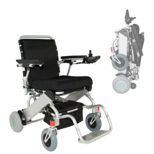 China Brushless Motor 6 km/h CE Portable Foldable Electric Wheelchair wholesale