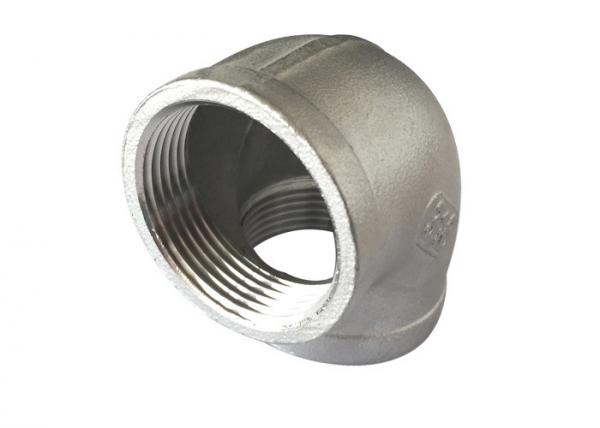 Quality Astm Standard 304 Stainless Steel Pipe Fitting Bpt Or Npt Threaded Low Pressure Elbow for sale