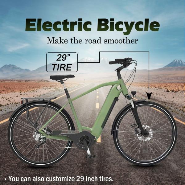 27.5 Inch Fat Tire Electric Dirt Bikes Brusshless Motor Hidden Battery