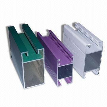 Alloy 6063 - T5 Aluminum Door Extrusions profiles , Powder Painting / Anodized