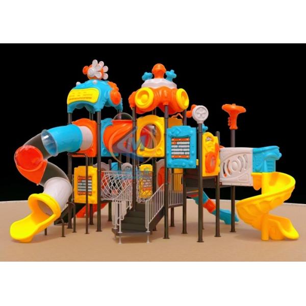 6x5.5m Outdoor Playground Equipment Safe Novel Design For Kids