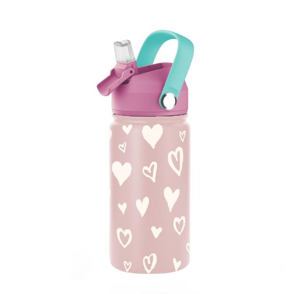 Reusable 12oz Double Wall Vacuum Insulated Stainless Steel Water Bottle