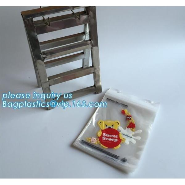 LDPE PP zipper or slider custom print plastic deli saddle bag, PE Saddle Deli Bag,Slider saddle bag, Deli Saddle Bag wit