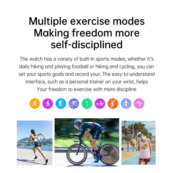 Rotary Button QW33 Outdoor Smart Watch NFC GPS Step Counting Sports Fitness