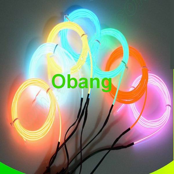high bright decorative el wire, el lighting wire, neon wire with multi colors